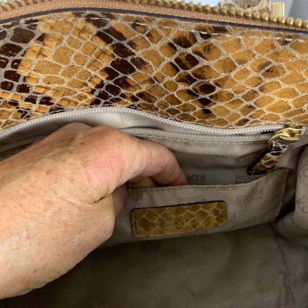 Michael Kors Python Print Bag - image 7